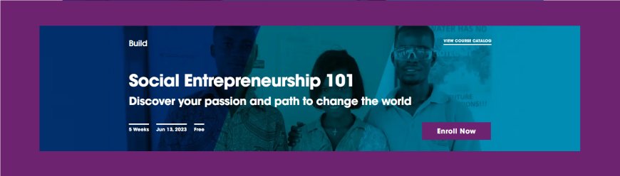 Social Entrepreneurship 101 (Take a Free Course on Acumen Academy)