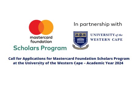 Mastercard Foundation Scholars Program at UWC, South Africa (Fully-Funded)