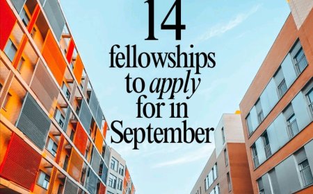 14 Fellowships to Apply for in September