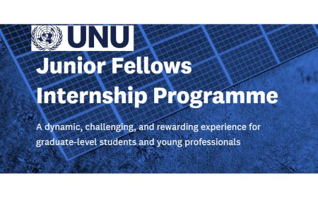 United Nations University Junior Fellows Internship Programme 2024 – Tokyo, Japan (Funded)
