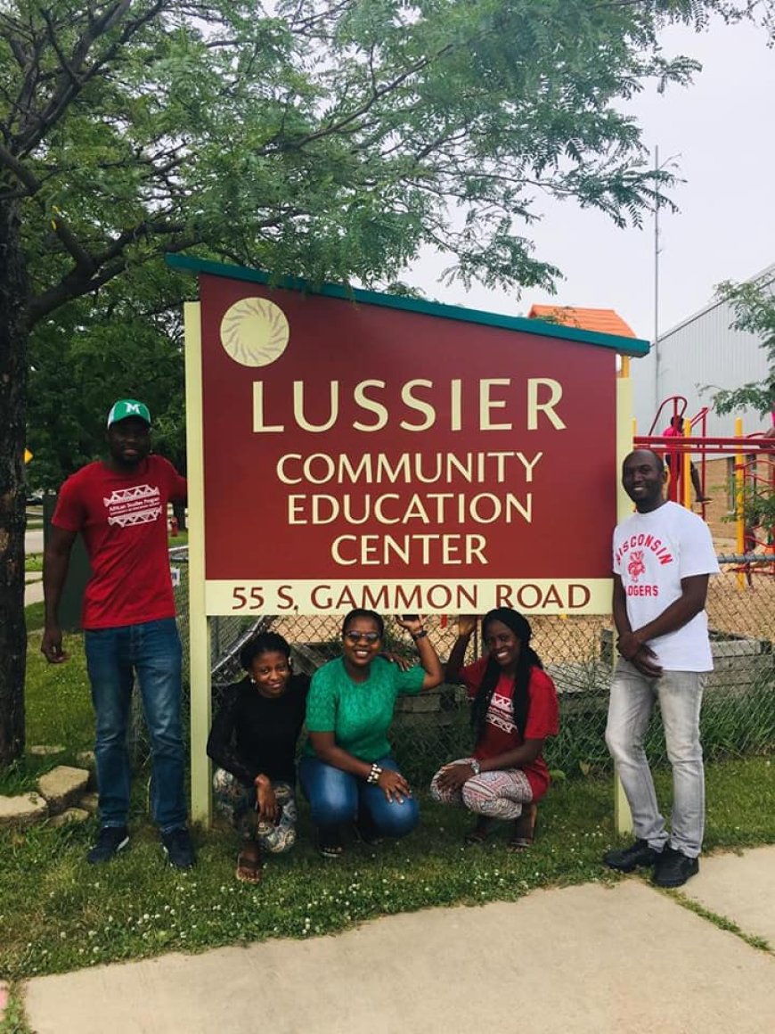 Co-Founder Volunteering at The Lussier Community Centre, Madison, USA