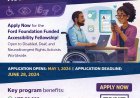 Call for Applications: Accessibility Fellowship 2026