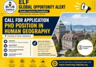 PhD Position in Human Geography 2026 at the University of Zurich, Switzerland (Fully Funded)