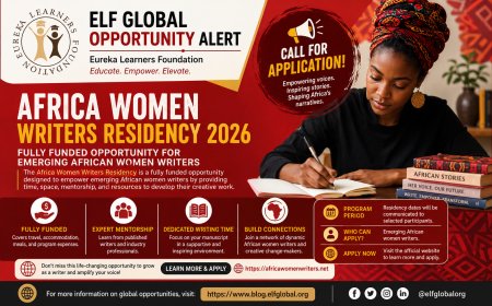 Africa Women Writers Residency 2026: Fully Funded Opportunity for Emerging African Women Writers