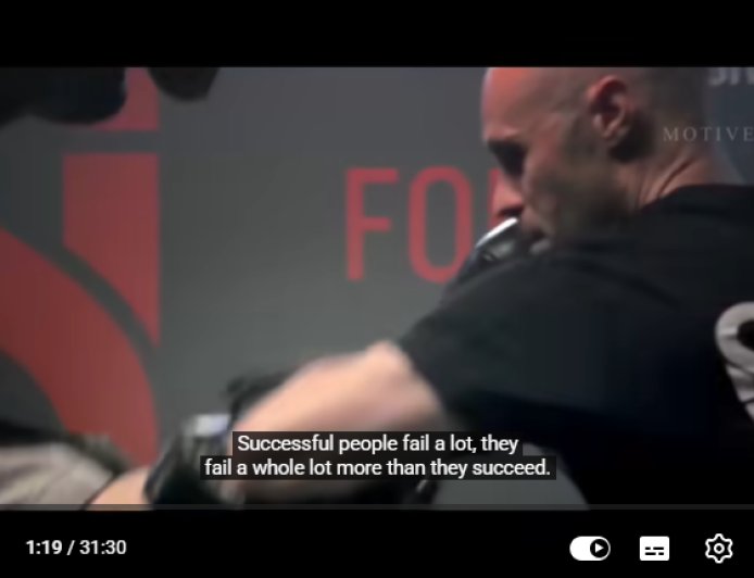 Failure Is Not the End—It's Part of the Journey: Watch Inspirational Video