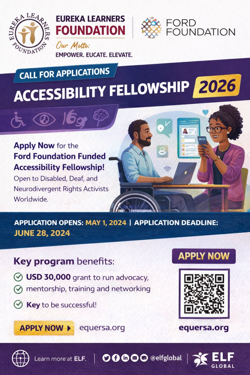 Call for Applications: Accessibility Fellowship 2026