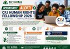Apply for the CFJ Human Rights Fellowship 2026 in Nairobi, Kenya