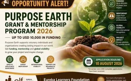 Purpose Earth Opens 2026 Grant Applications: Up to $10,000 for Community, Culture and Environmental Projects