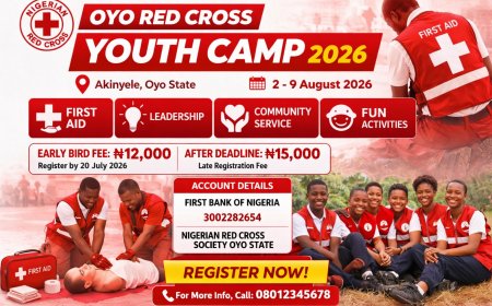 Oyo Red Cross Set to Host Annual First Aid & Leadership Training Camp 2026