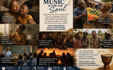 Songs Are for the Soul, Not Just Entertainment