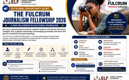 The Fulcrum Journalism Fellowship 2026: Apply for a Paid Fellowship in Solutions Journalism