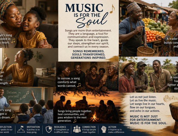Songs Are for the Soul, Not Just Entertainment